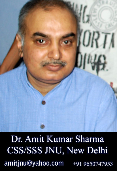 Dr. Amit Kumar Sharma Jnu New Delhi India